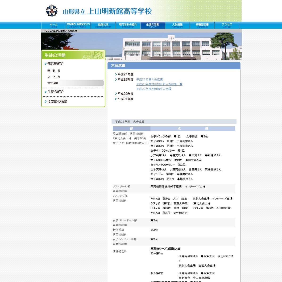 山形県立上山明新館高等学校ハンドボール部