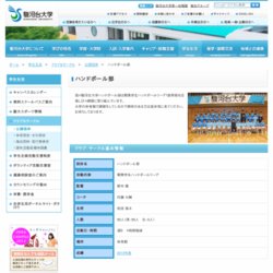 駿河台大学ハンドボール部